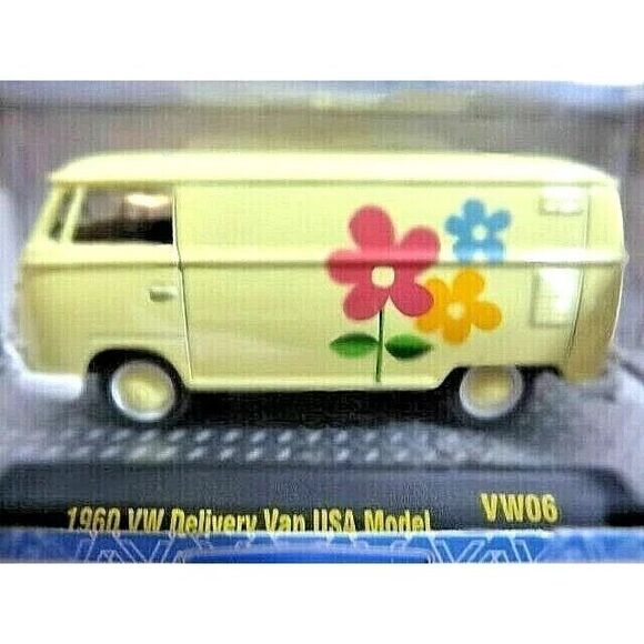 M2 1960 VW Delivery Van Volkswagen USA Model Retro Car Diecast Clear Case Gift - Picture 2 of 3